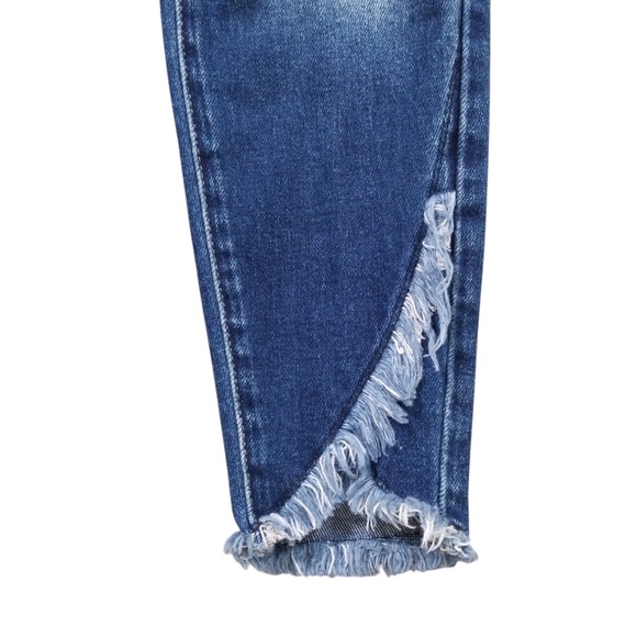KanCan Kurvy‎ Distressed Ultra High Rise Ankle Skinny Jeans Size 25 - Picture 7 of 13